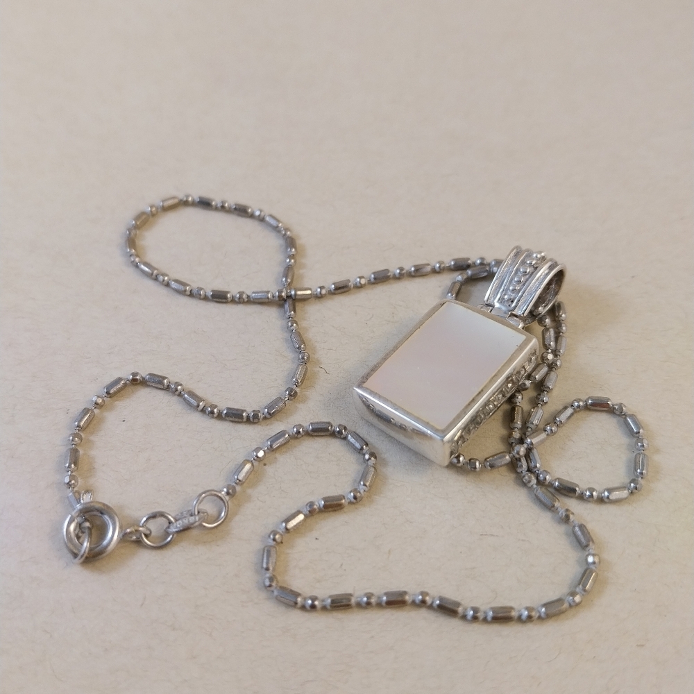 Sterling Silver Pendant & 18KGF Necklace - Picture 7 of 16